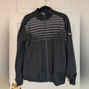 Nike Men's Black  Golf Tour Performance  Sweater Jacket, Lined